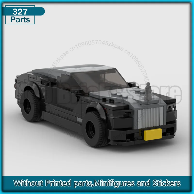 Скоростной гоночный автомобиль Moc строительный блок RR фантомный дисплей кирпичи