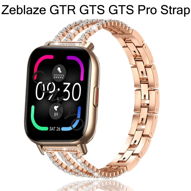 

Zeblaze GTS2 GTR GTS PRO HYBRID Strap smart Watch band Stainless Steel Metal Milanese Loop Replacement wristBand Bracelet