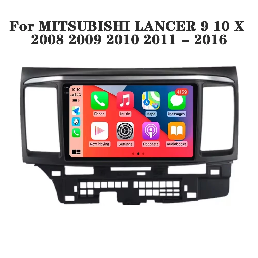 Фото 9-дюймовый Android 15 для MITSUBISHI LANCER 9 10 X 2008 2009 2010 2011-2016 Автомобильный радиоприемник Стерео аудио GPS плеер Carplay Автоэкран №2