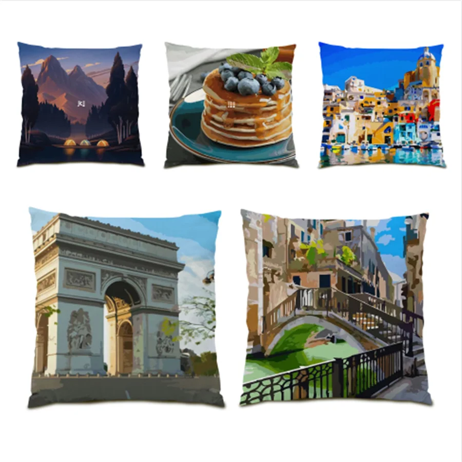 

Comfortable Pilow Cover Fashion Home Velvet Fabric Decorative Cushion Cover New 45x45 Cushions Covers Concise Pillow Cases E1151