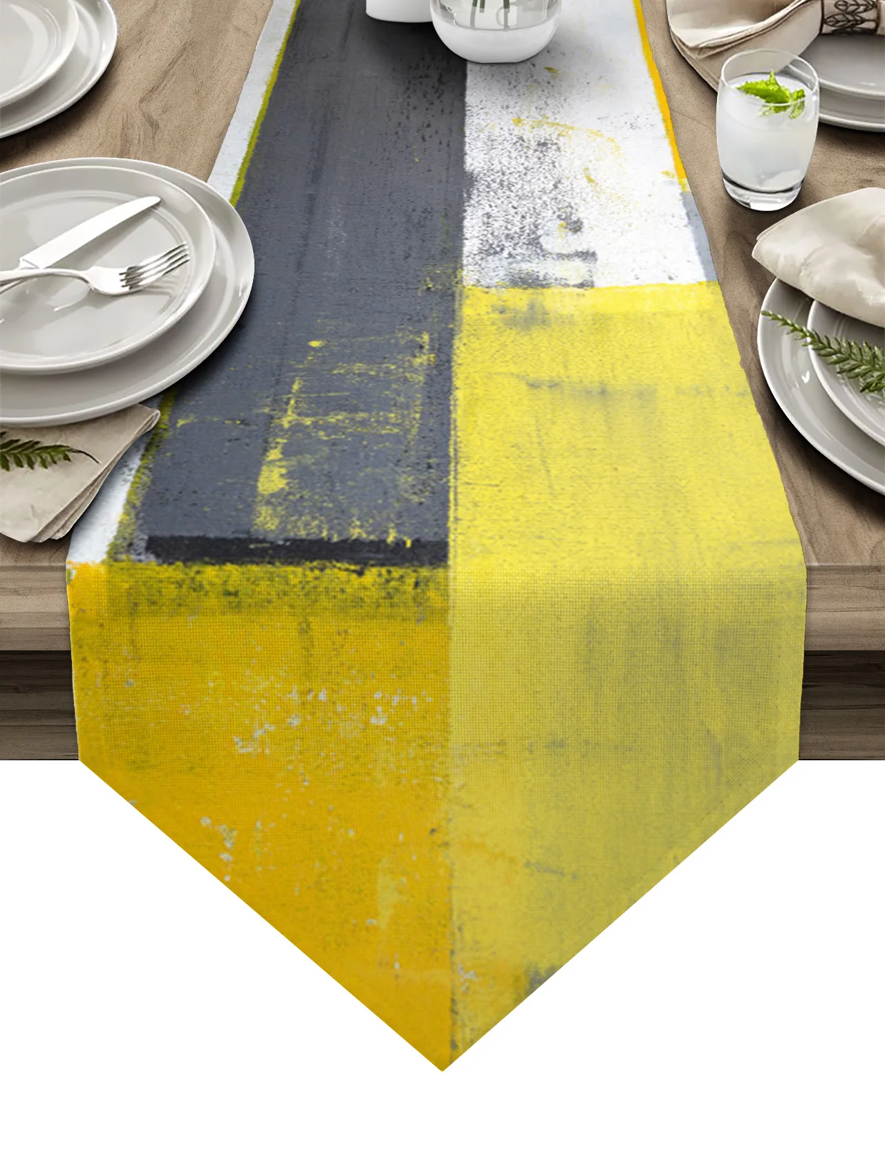 

Картина маслом, стильная абстрактная Геометрическая искусственная живопись, коврик для обеденного стола, скатерть для свадебной вечеринки...