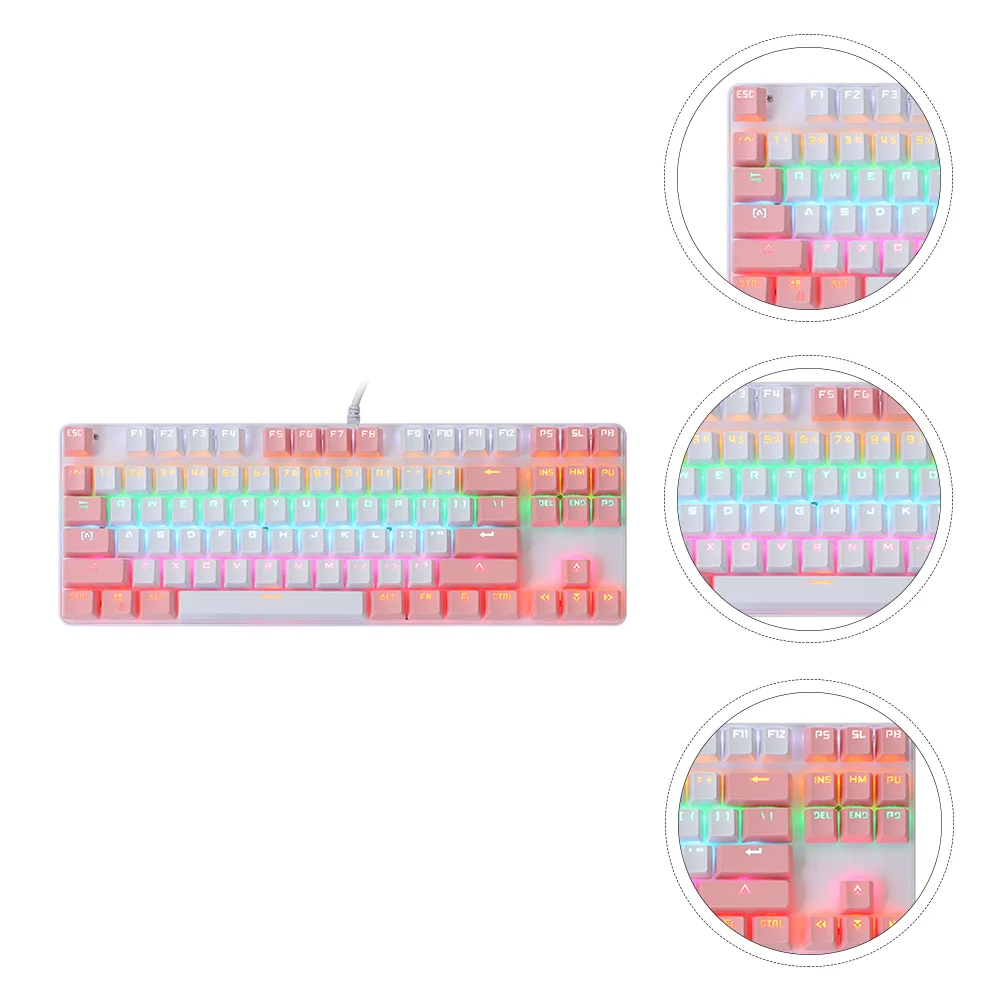 

Gaming Keyboard RGB Backlight Mechanical Electronic Keyboard Computer Supply