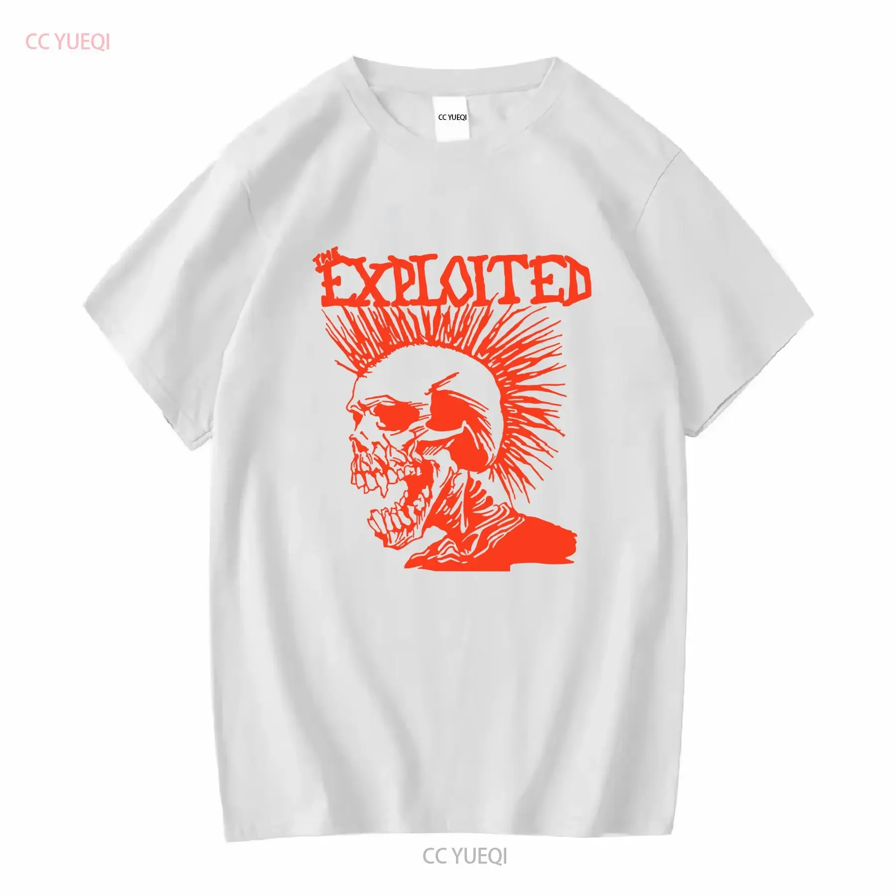 Фото Винтажная футболка The Exploited 90-х годов, выцветшая, размер M, в стиле панк-гранж, с длинными или короткими рукавами, винтажная, выстиранная, стильная, эластичная, дышащая. №4