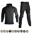 Камуфляжная армейская униформа, Тактический Костюм из Cs для пеших прогулок, стрельбы, военного боя, охоты, тренировочный костюм, куртка и брюки, костюмы Ghillie