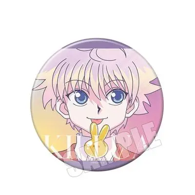Аниме HUNTER×HUNTER GON · FREECSS Killua Zoldyck Kurapika фигурка 58 мм значок круглая брошь булавка 1597