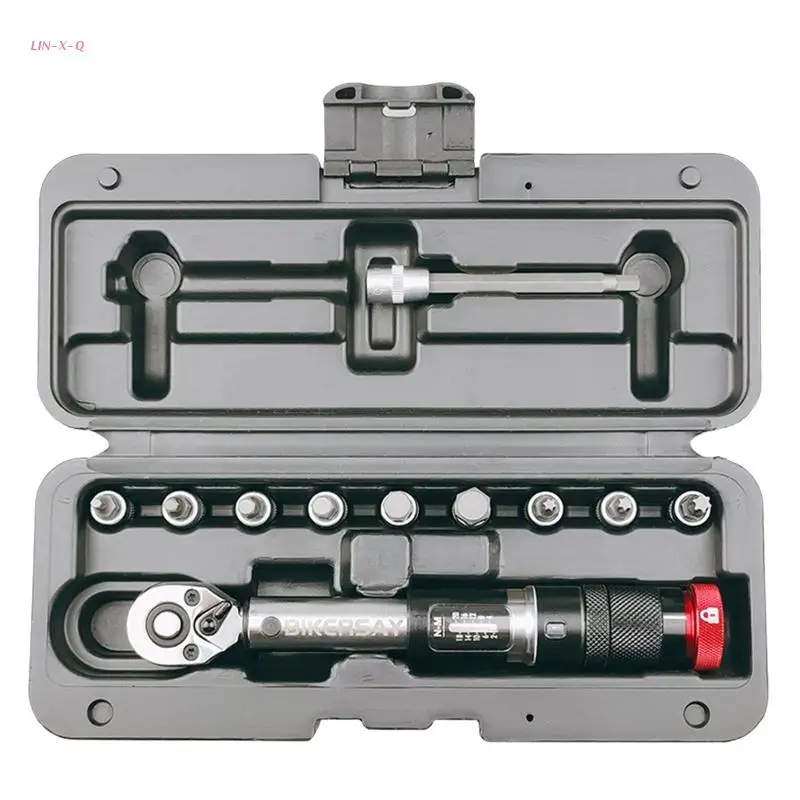 

Y51D Quick Release Torque Wrench Set Adjustable Torque Wrench Set with Storage Case