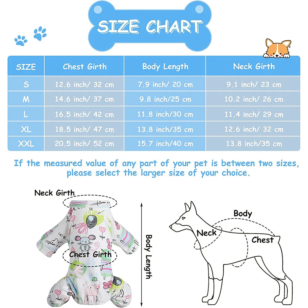 Small Clothes Dog Dog Cute Medium Clothing Adorable Onesies Soft Leg Pajamas Four Pet Puppy Dogs Pet Puppy Rompers Bodysuit For images - 6