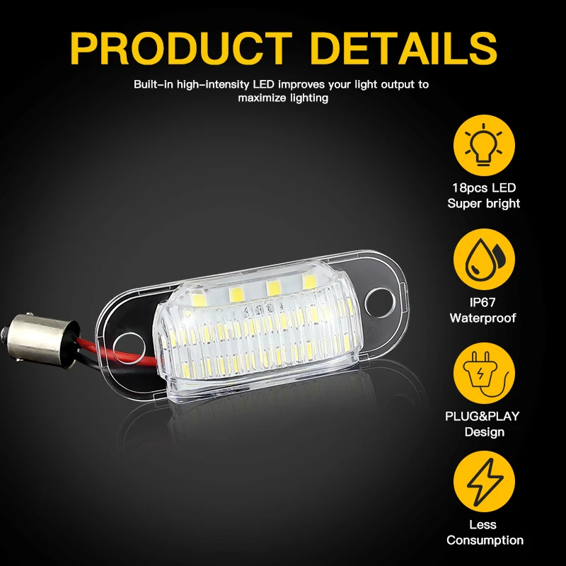 Светодиодные лампы номерного знака для Audi 80 B4 1992-1996 Cabrio 1992-2002 100/S4 C4 1991-1994 A6/S6 1994-1997 2