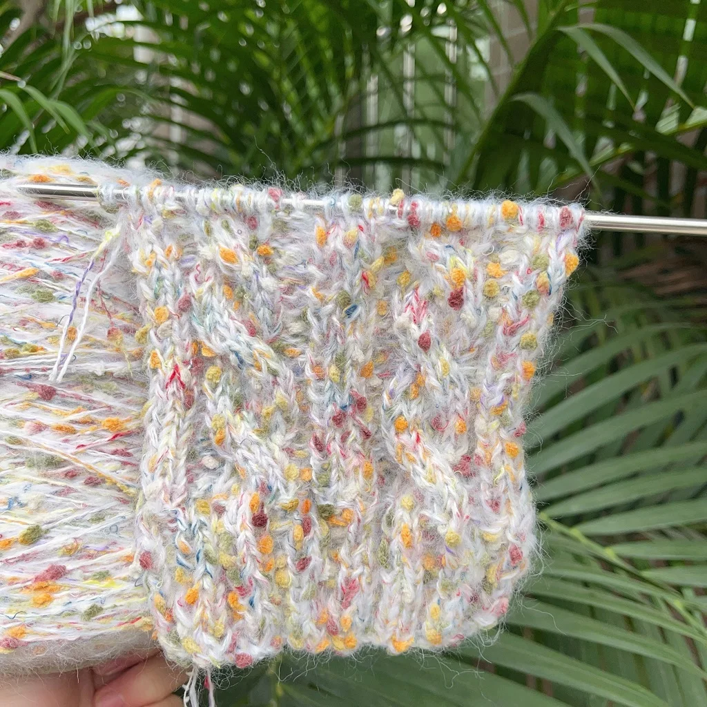 500 г новый цветной шарф ручной работы плетеная пряжа Сделай Сам сахарная Полный