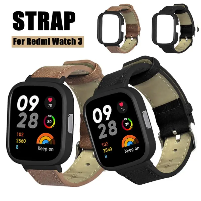 

Ремешок для часов 2 в 1 для Mi Brand Redmi Watch 3, сменный защитный чехол Широкие ремешки + ремешок, аксессуары для умных часов