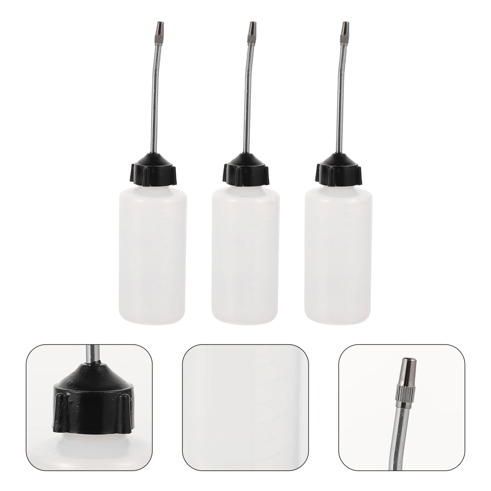 

3 Pcs Sewing Machine Oiler Refueling Machine Tool Home Tools Container Oil Bottle Plastic Sewing Machine Oil Can Precision Oiler