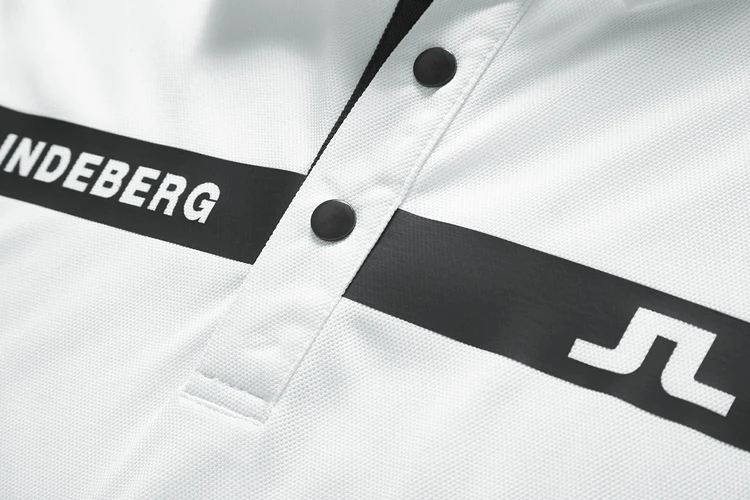 J.LINDEBERG Golf Shirts Men Spring Summer Long-Sleeved T-shirt Top Fashion Casual T-shirt Quick-drying Ventilation Golf Clothing