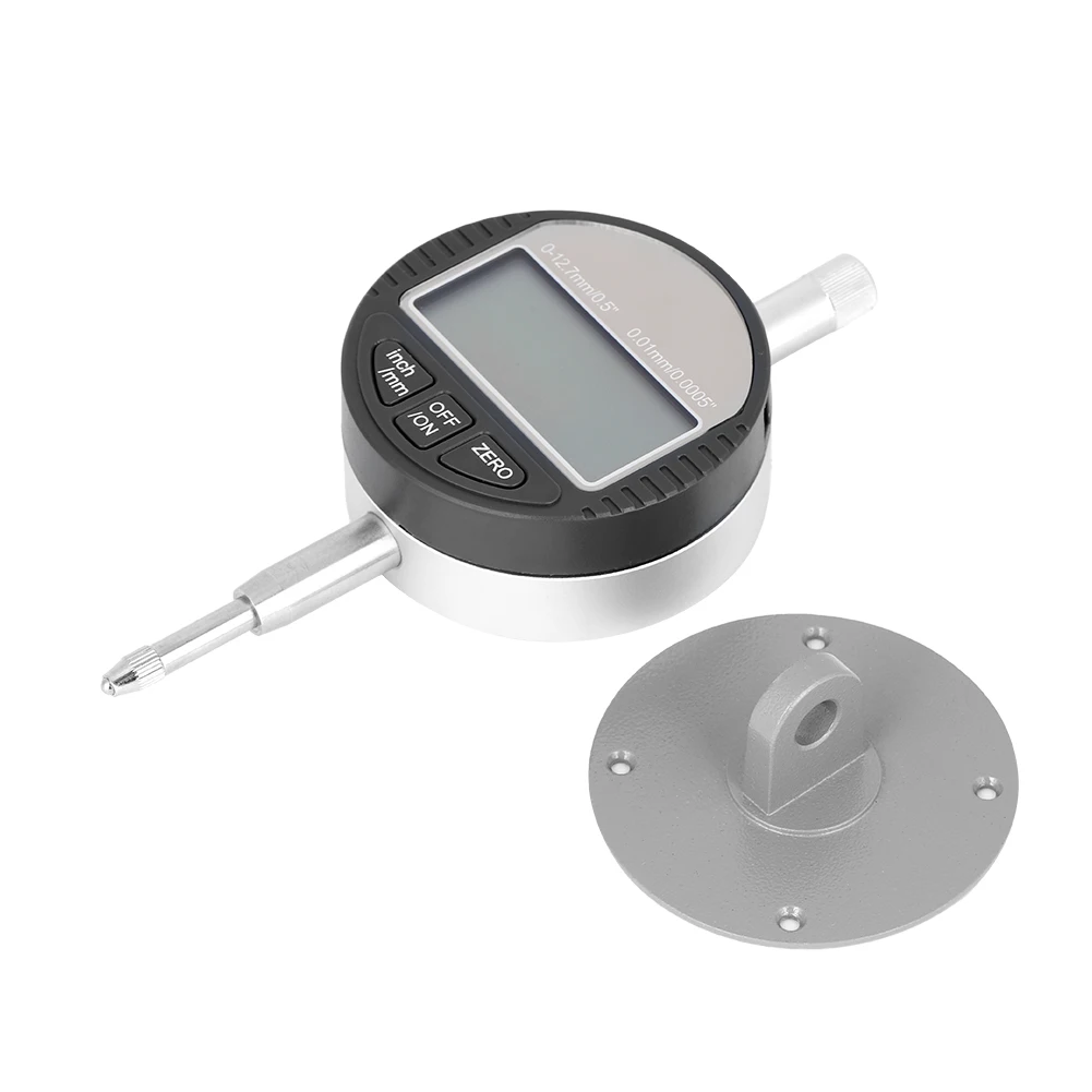 

Digital Probe Indicator Gauge 0-12.7mm/0.5'' Clock DTI 0.01mm/0.0005'' Test Probe