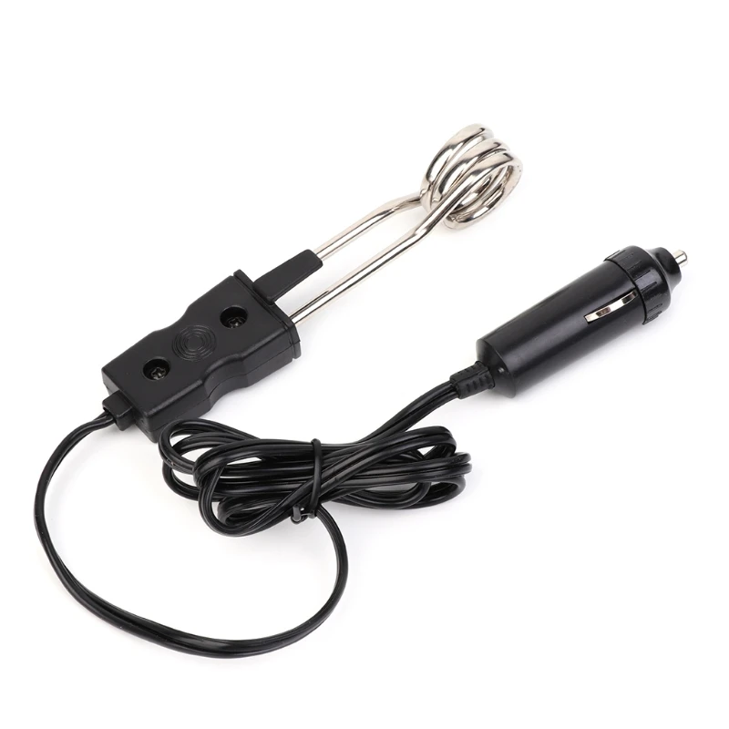 

24V Portable Electric Car Boiled Water Tea Immersion Heater For Camping Picnic