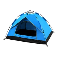 2 4 people three seasons fully automatic outdoor camping tent spring type quick opening rain proof sunscreen outing picnic tent