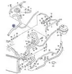 Шланг нагревателя iбюстгальтера 12305 шланг для охлаждения кузова DCI PRIMASTAR 1 9DCI VIVARO DTI