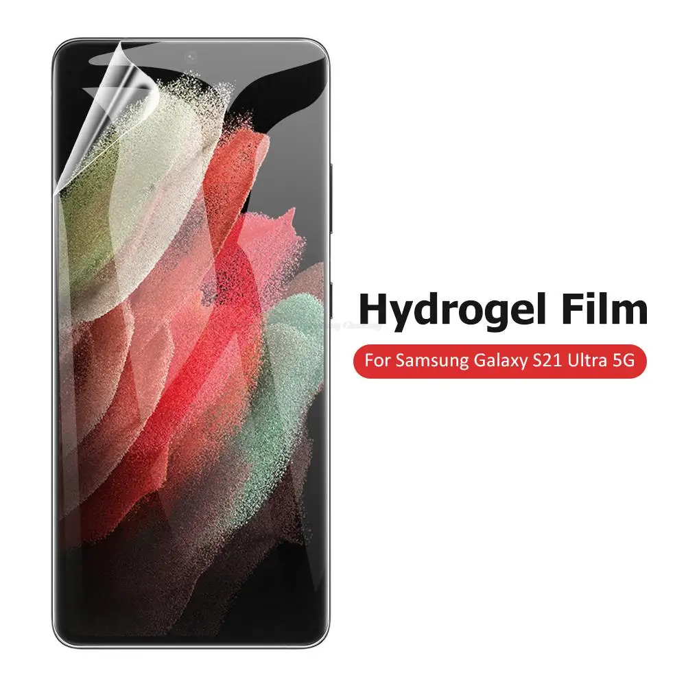 

Hydrogel Film Soft Glass For Samsung Galaxy S22 S21 S20 Ultra Plus Full Coverage Screen Protector For Samsung Galaxy S21 S20 FE
