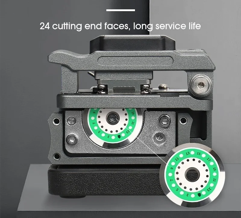 High Precision Fiber Cable Fiber Optic Cutting Knife Tools Cutter Three-in-one clamp slot 24 Surface Blade