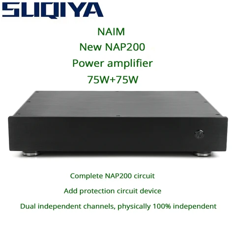 SUQIYA-2022 улучшенная версия 75 Вт + 75 Вт NAIM NAP200 8 Ом усилитель мощности заднего уровня, усилитель звука
