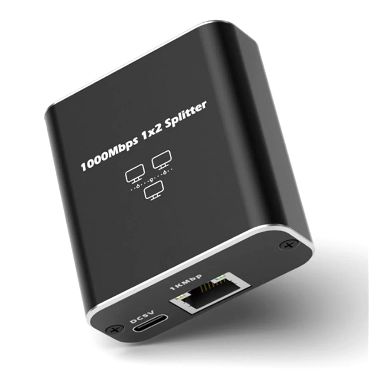 Разветвитель Gigabit Ethernet 1 в 2 1000 Мбит/с высокоскоростной сетевой удлинительный