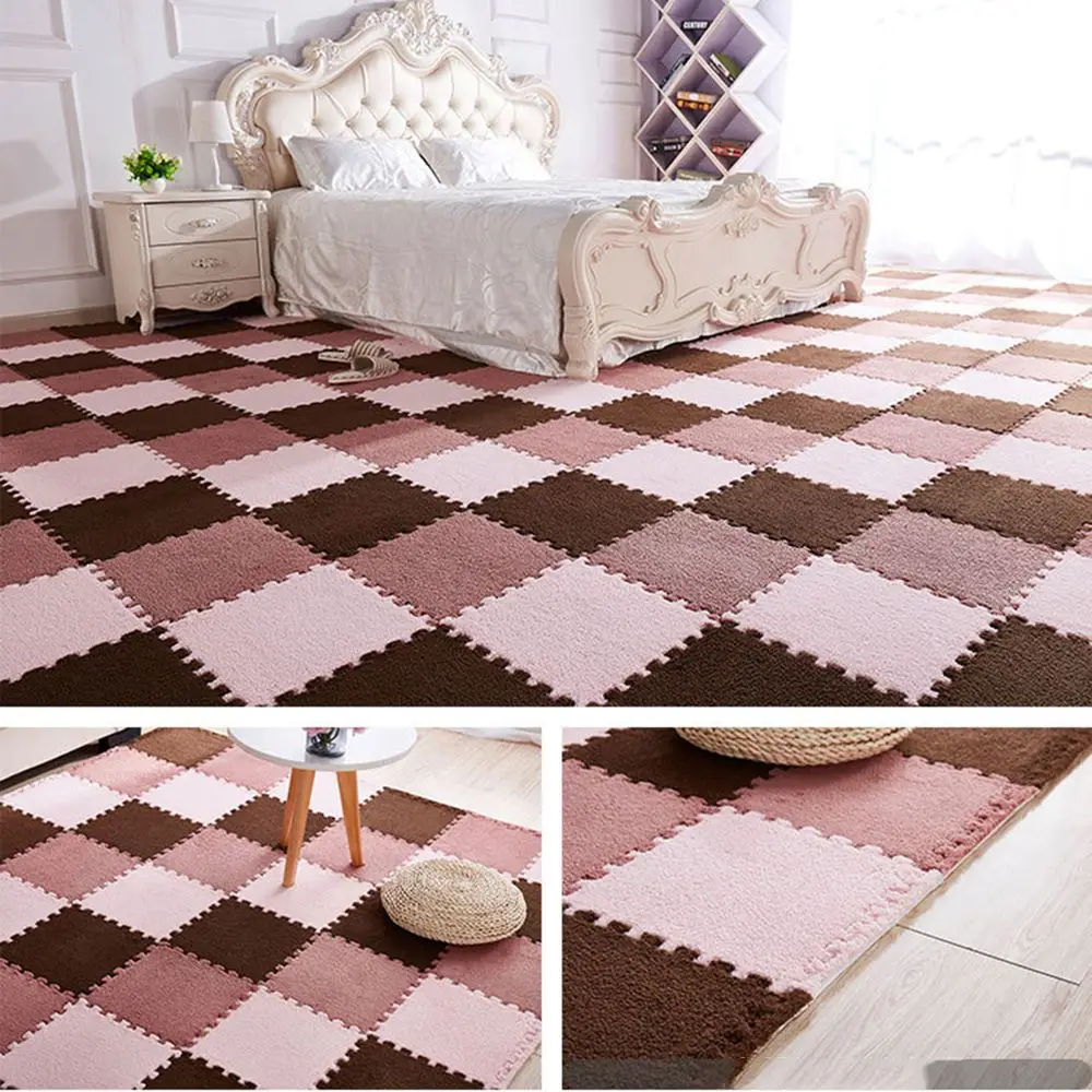 

Multicolorful Puzzle Interlock for Bedroom Rooms Infant Developing Children Mat Baby Playmat Floor Mats Plush Rug