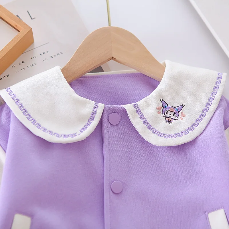 Детский комплект 2024 осенняя одежда для маленьких девочек от 12 до 18 месяцев куртки