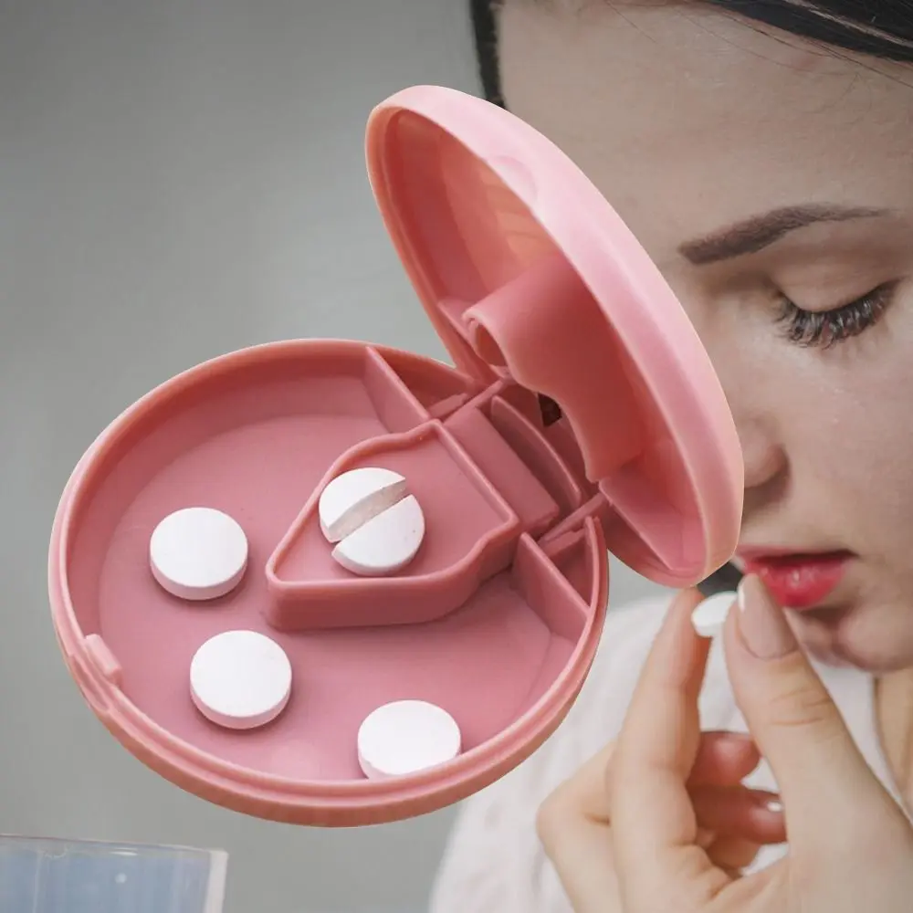 ść przenośnego rozgałęźnika pigułek do tabletek Przyjazny w podróży pojemnik na leki Rozgałęźnik z tworzywa sztucznego łat...