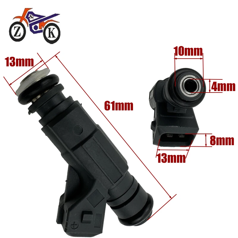 Фото Топливная форсунка для мотоциклов 0280155788 для BMW F650CS F650GS R850R R1100S R1150GS R1200C, 4 отверстия, 2 контакта, форсунка EFI №3
