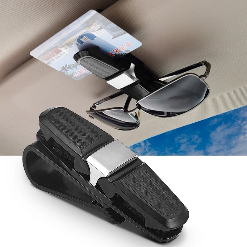 

Universal Car Auto Sun Visor Glasses Clip Card Ticket Holder Stand Fastener Car Accessories For BMW M E36 E60 E61 E93 F30 F31