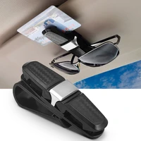 universal car auto sun visor glasses clip card ticket holder stand fastener car accessories for bmw m e36 e60 e61 e93 f30 f31