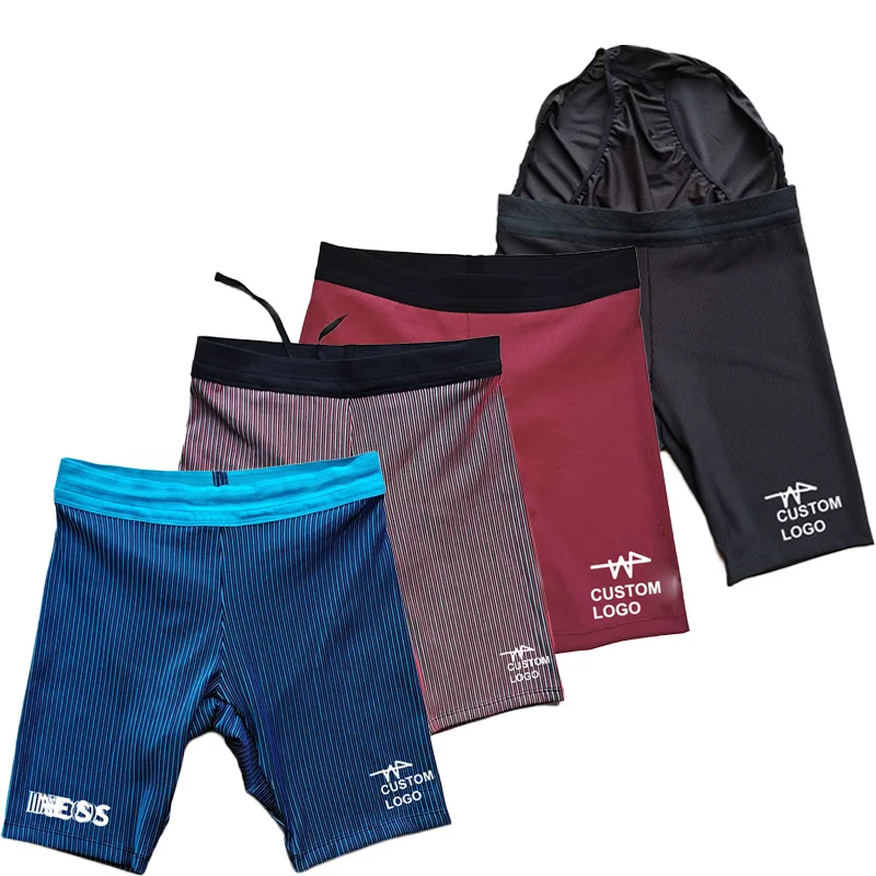 

Stripes Man Maraton Leins Man Sports Mes Sorts Fast Runnin Speedsuit Track and Field Middle Pants Custom