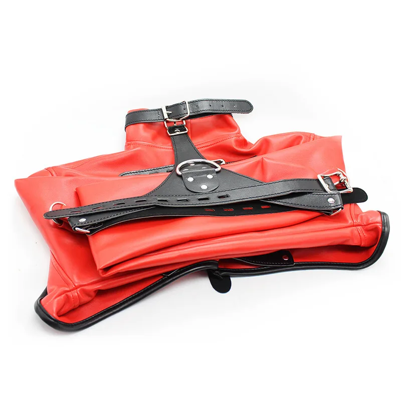 Женская черная красная сексуальная кожаная куртка без чашек с открытой грудью