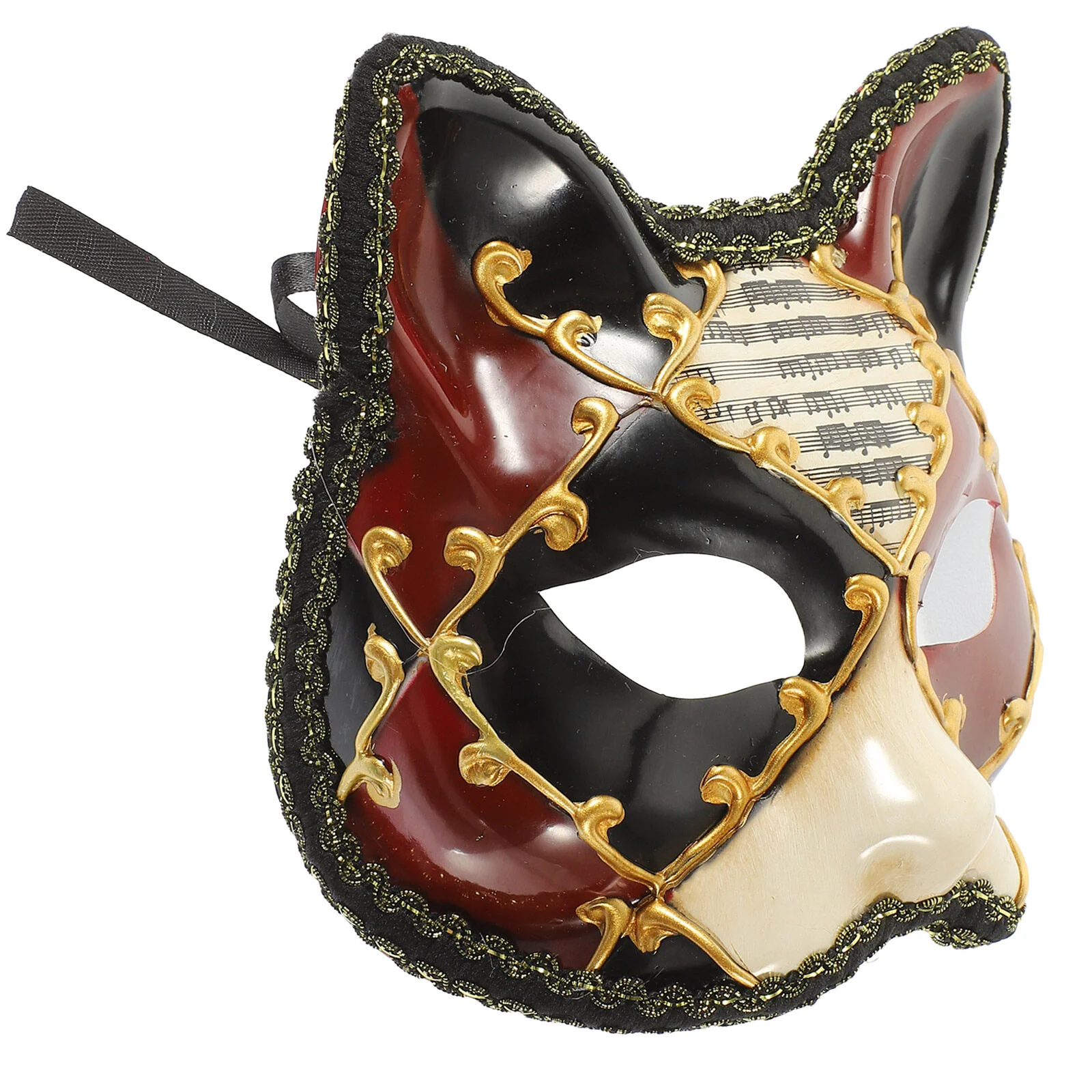 

Japan Face Mask Adults Delicate Party Decorative Foxes Halloween Masks For Adults Half-face
