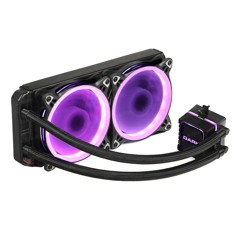 Dark AquaForce W244 2xÇevresel Adressable RGB Backlit Liquid Cooling