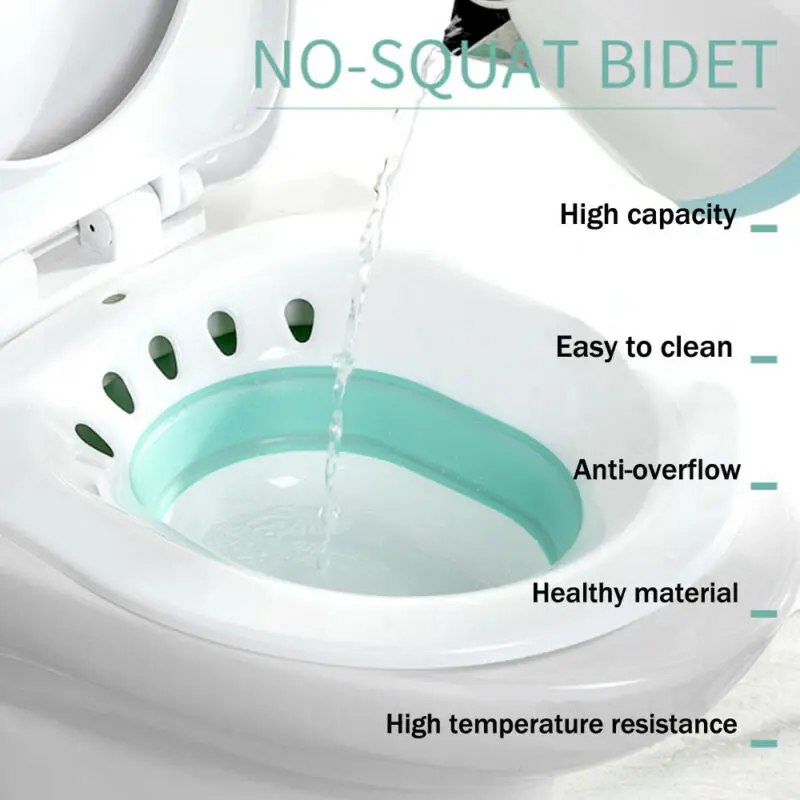 

Portable Bidet Sitz Bath Tub Basin for Pregnant Women Elderly Postpartum Hemorrhoids Patient Toilet Sitz Bath Tub Basin Bidet
