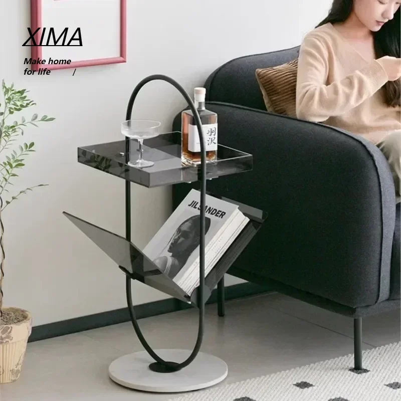 Приставной столик для дивана акриловая стойка хранения журналов маленькая