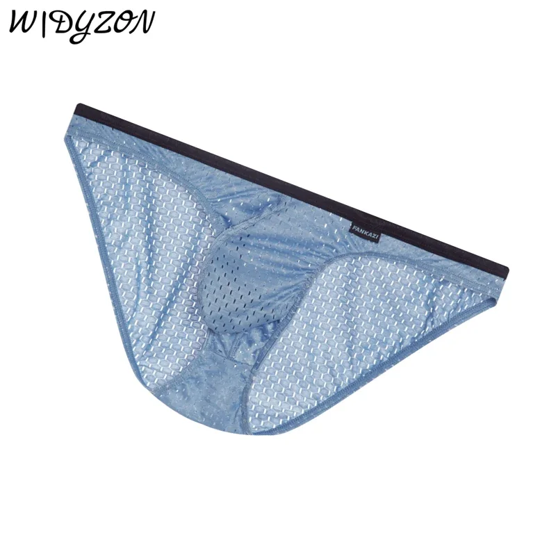 Мужское нижнее белье сексуальные мужские сетчатые трусы дышащие мягкие Cuecas