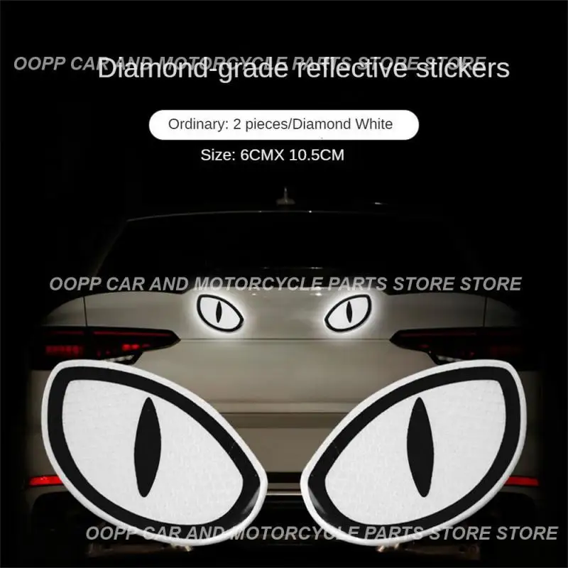 

Safe Materials Reflective Stickers For Safety Tips Portable Motorcycle Body Patch Car Accessories Environmentally Friendly Glue