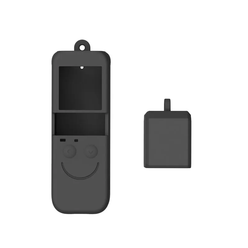 

10 шт. Puluz Карманный шарнирный защитный чехол для Osmo Pocket 2 Camera силиконовый чехол с ремешком