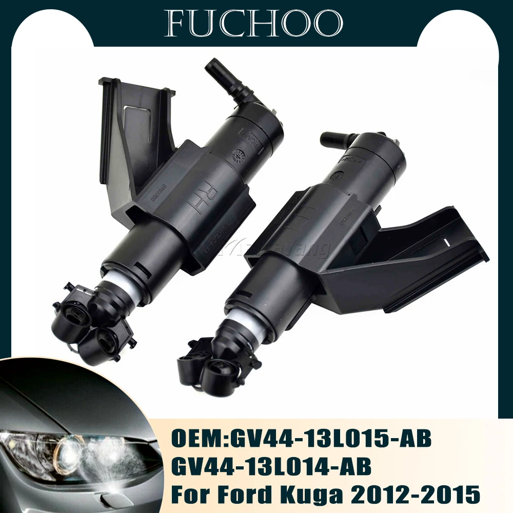 

Hight Quality Left/Right Car Headlight Washer Nozzle Headlamp spray Jet Nozzle Cylinder For Ford Kuga 2012-2015 GV44-13L015-AB
