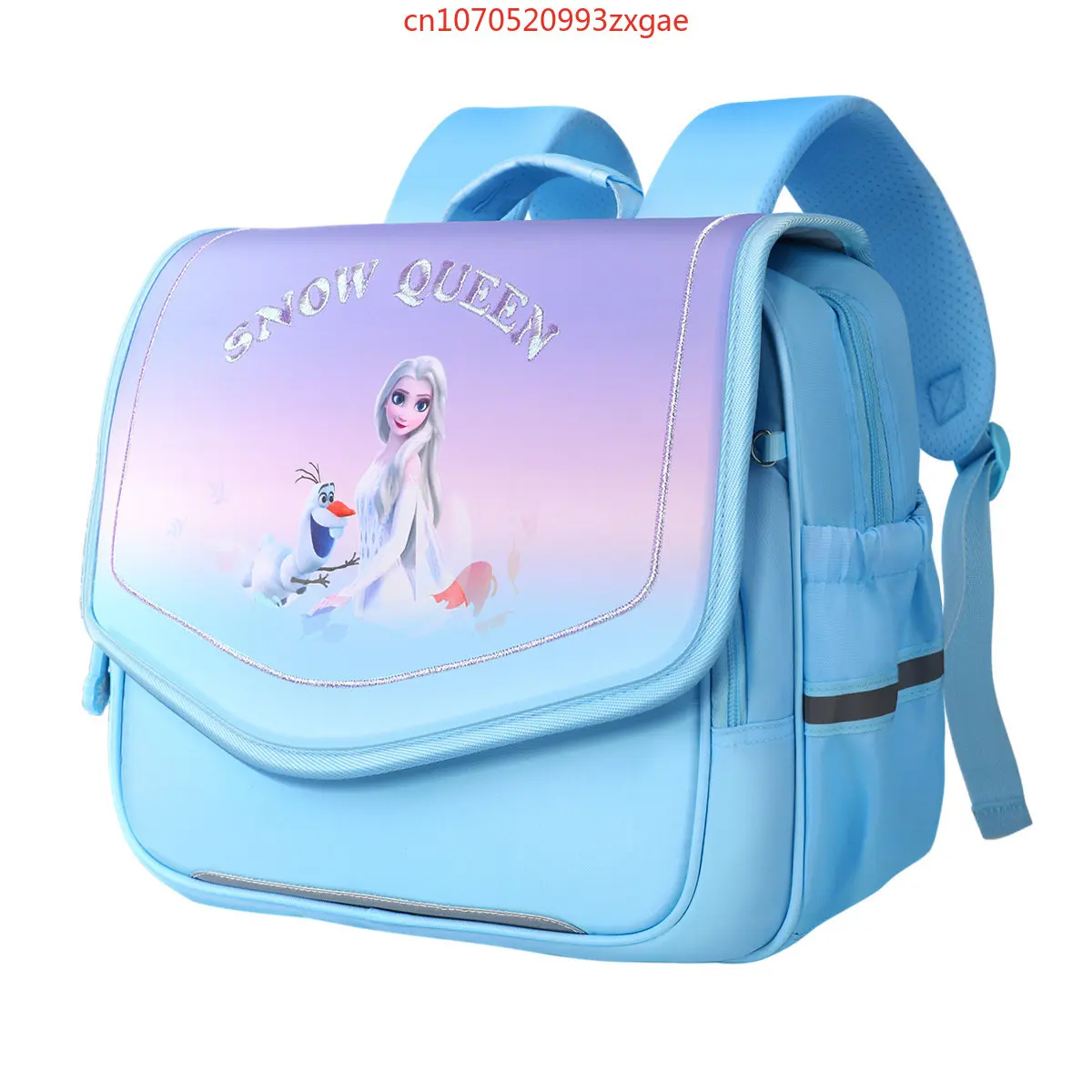 High quality genuine Disney Frozen children's schoolbag, breathable, load reducing and spine protecting design Disney backpack