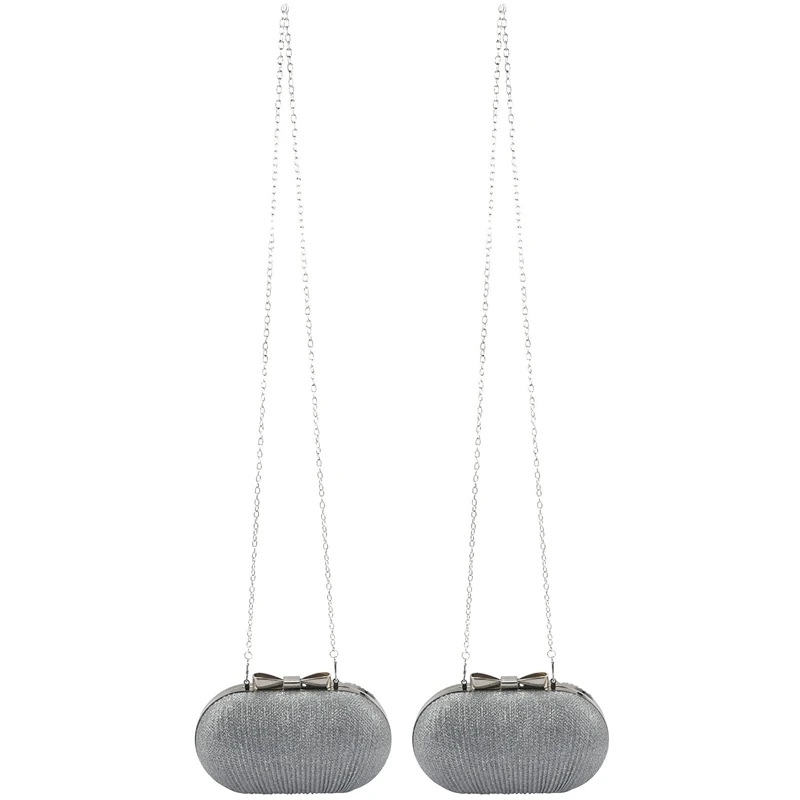 

Женская вечерняя сумочка-клатч с бусинами, на цепочке