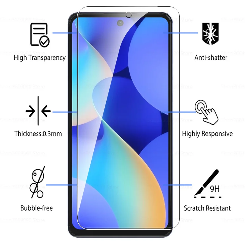 3 шт. защитный чехол для Tecno Pro пленка из закаленного стекла Spark10pro Spark 10C 10 C 4G 5G