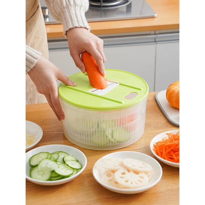 1 Шт. Вращатель Для Салата Многофункциональные Быстросохнущие Измельчители