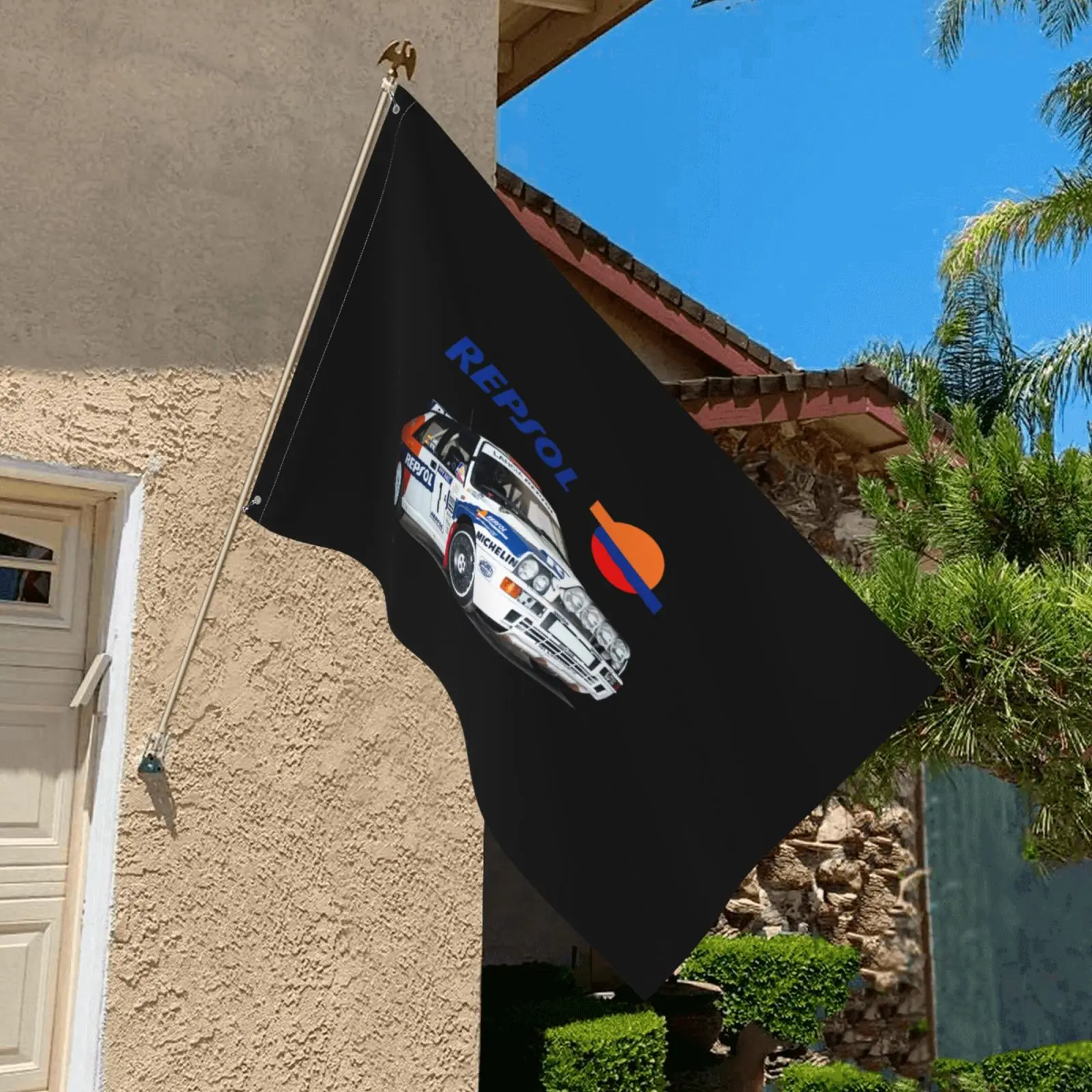Lancia Repsol Rally Wrc Карлос Sainzorsoft Delta интегрированный Гоночный флаг баннер для вечерние