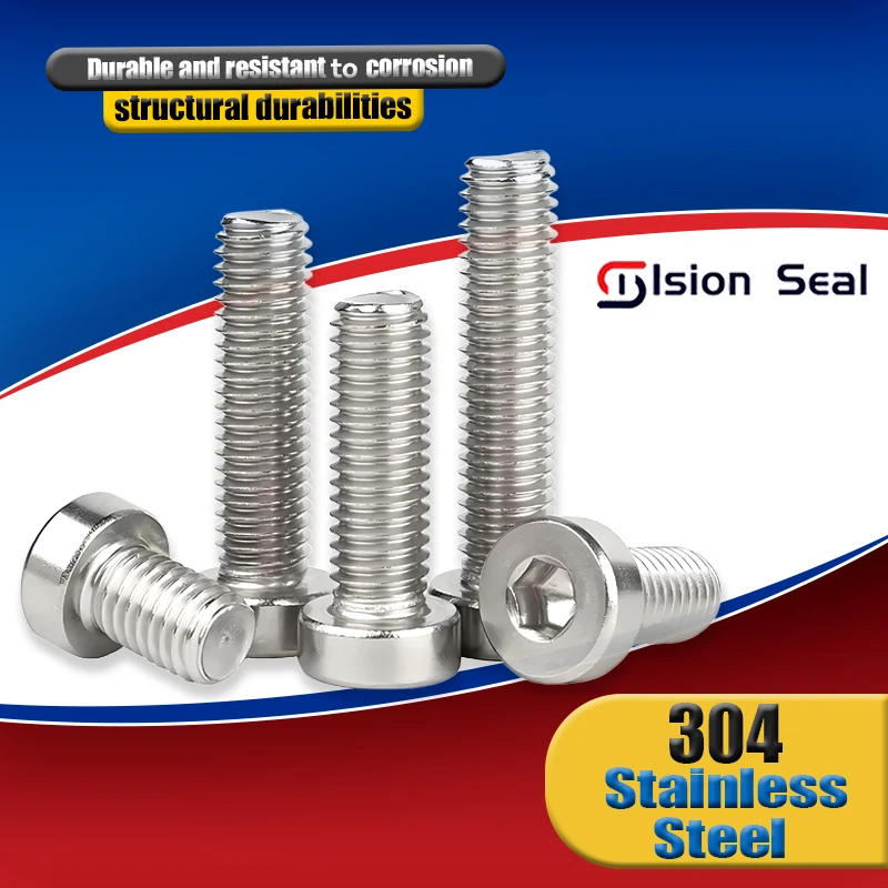 

DIN7984 M2 M2.5 M3 M4 M5 M6 M8 M10 304 Винты с шестигранной головкой из нержавеющей стали с шестигранной головкой и тонким коротким профилем