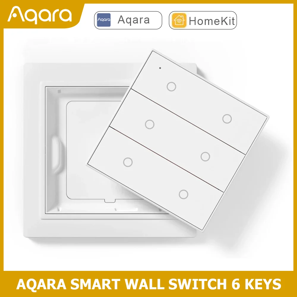 

Aqara Opple переключатель, двойной, четыре, шесть кнопок, ZigBee переключатель, беспроводной пульт дистанционного управления, светильник Homekit переключатель