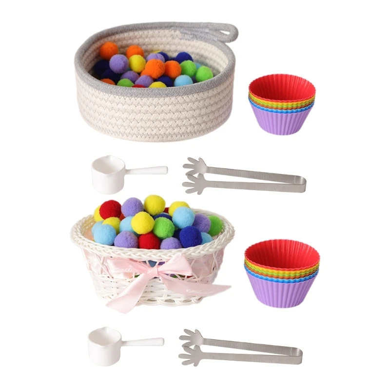 Развивающая игрушка для малышей сортировки цветов игра с бусами на совпадение