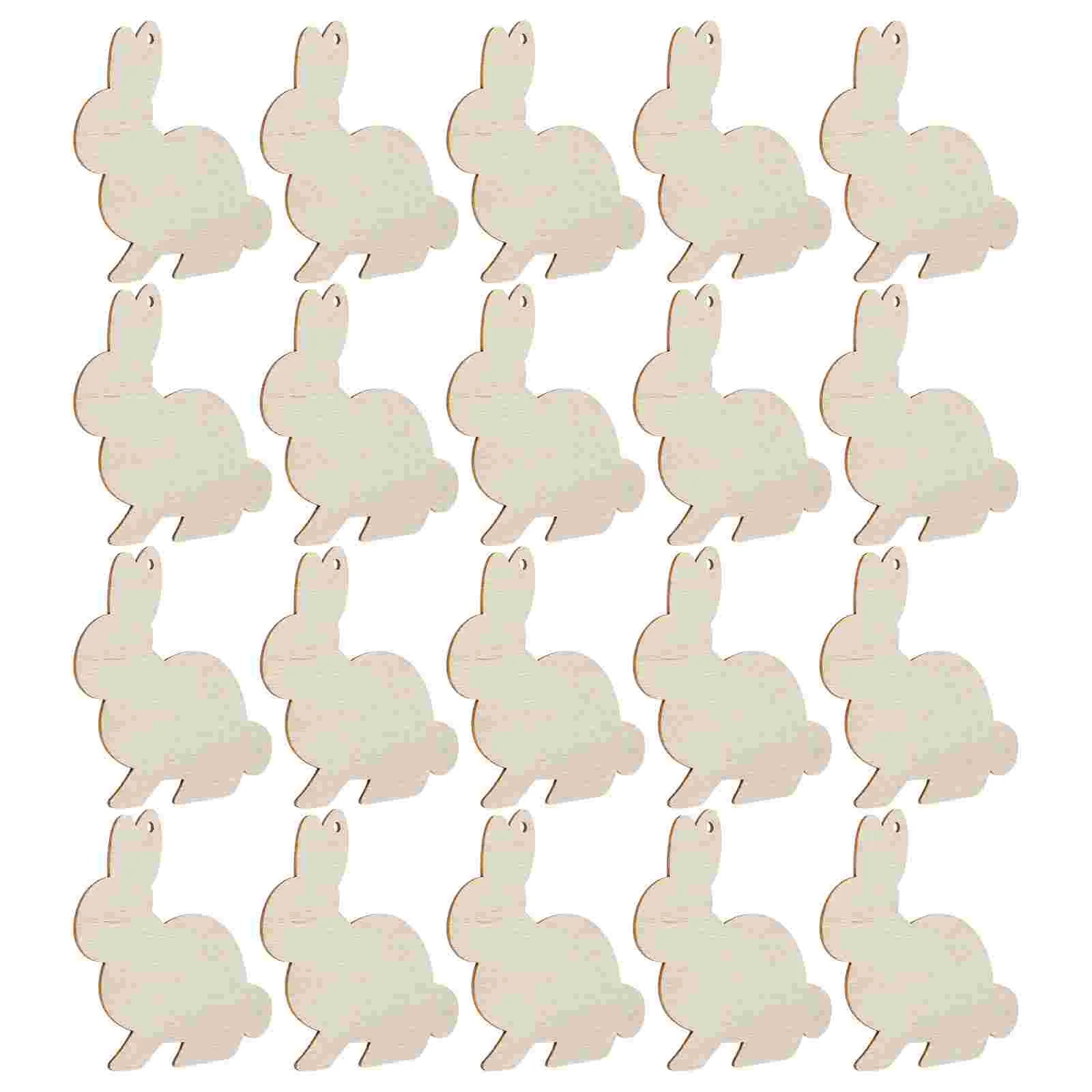 

Easter Wooden Wood Bunny Rabbit Ornaments Diy Pendant Crafts Hanging Cutout Unfinished Cutouts Party Craft Ornament Tags Slice