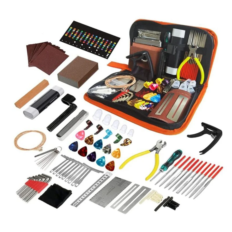 

Hot 3C-Guitar Maintenance Repair Tool Kit Tools String Organizer String Action Ruler Gauge Measuring Tool Hex Wrench Set